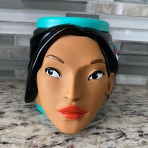 Disney Pocahontas Princess Plastic 3D Cup Applause Mug Hummingbird Vintage 90’s